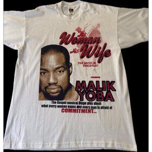 Vintage His Woman His Wife musical stage play t-shirt